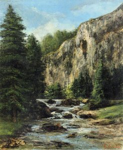 Study for 'Landscape with Waterfall'