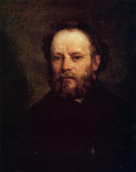 Portrait of Pierre Joseph Proudhon (1809-65) 1865