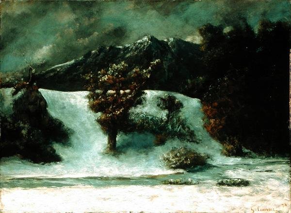 Winter Landscape With The Dents Du Midi, 1876h