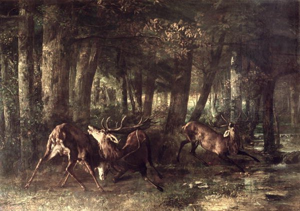 Spring, Stags Fighting, 1861