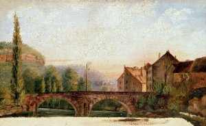 The Pont de Nahin at Ornans, c.1837