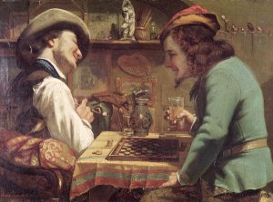 The Game of Draughts, 1844