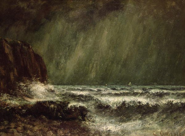 Storm at Sea, 1865