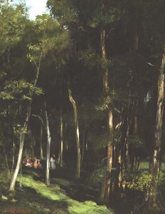 Beneath the Trees at Port-Berteau: Children Dancing, c.1862