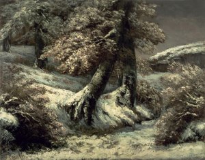 Trees in the Snow, c.1865