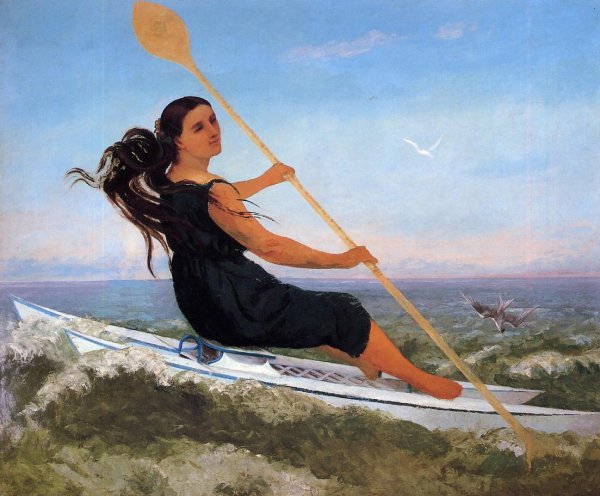 Woman in a Podoscaphe