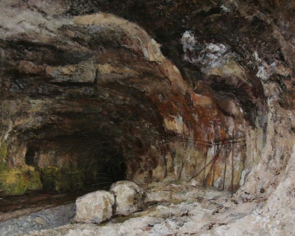 The Grotto of Sarrazine near Nans-sous-Sainte-Anne