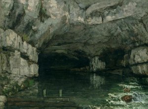 The Grotto of the Loue 1864