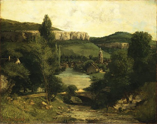 View of Ornans probably mid 1850s