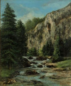 Etude Pour Paysage Au Torrent