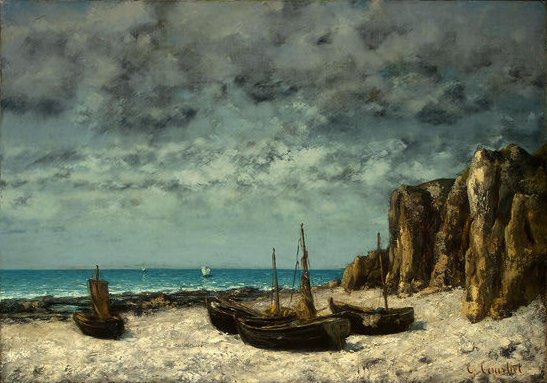 Boats on a Beach, Etretat