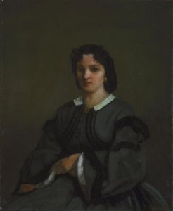 Woman with gloves