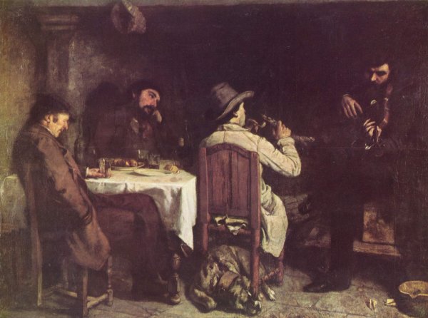 After Dinner at Ornans, 1848